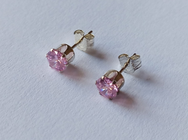 pinke zirkonia-silber-ohrringe-
